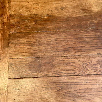 Antique French Chestnut Table - #2331