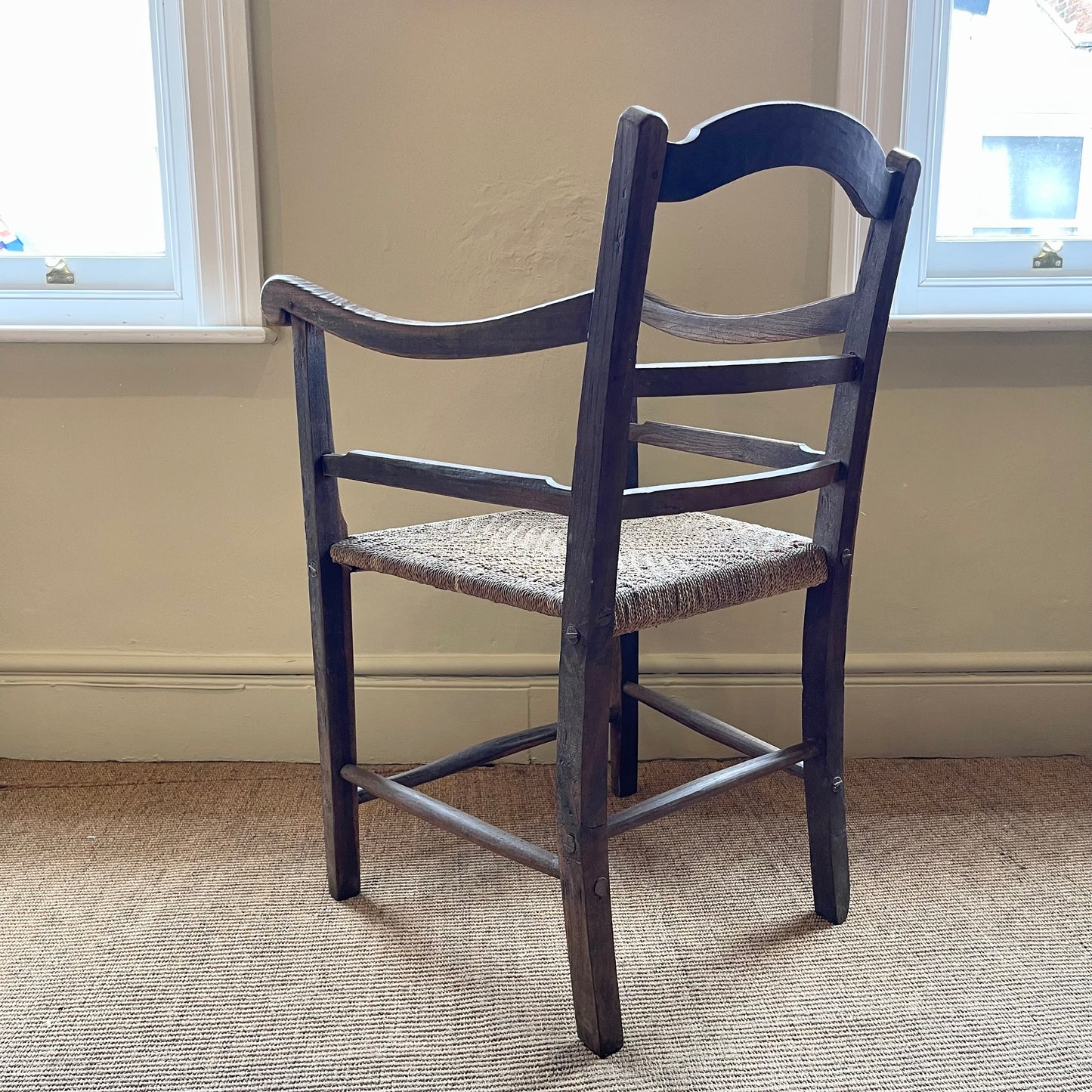 Antique Oak Armchair -#1569