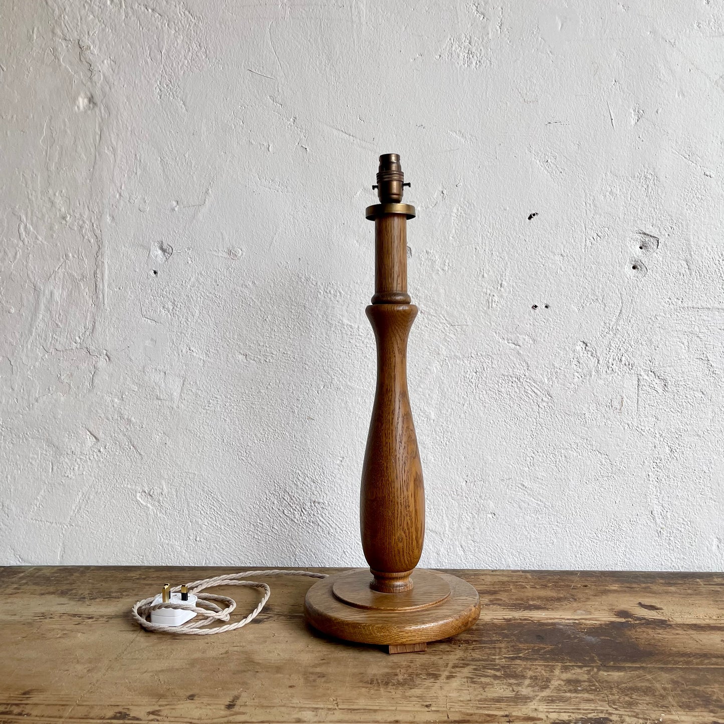 Tall Wooden Lamp Base