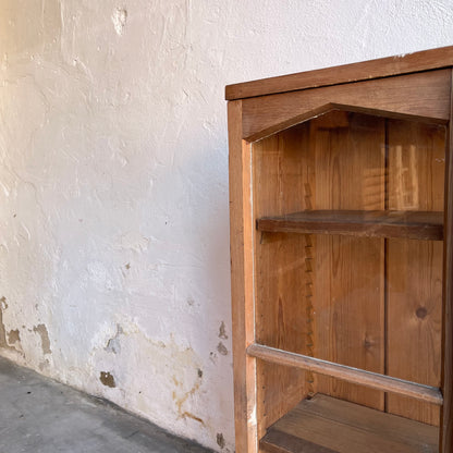 Antique Pine Glazed Cabinet - #2117