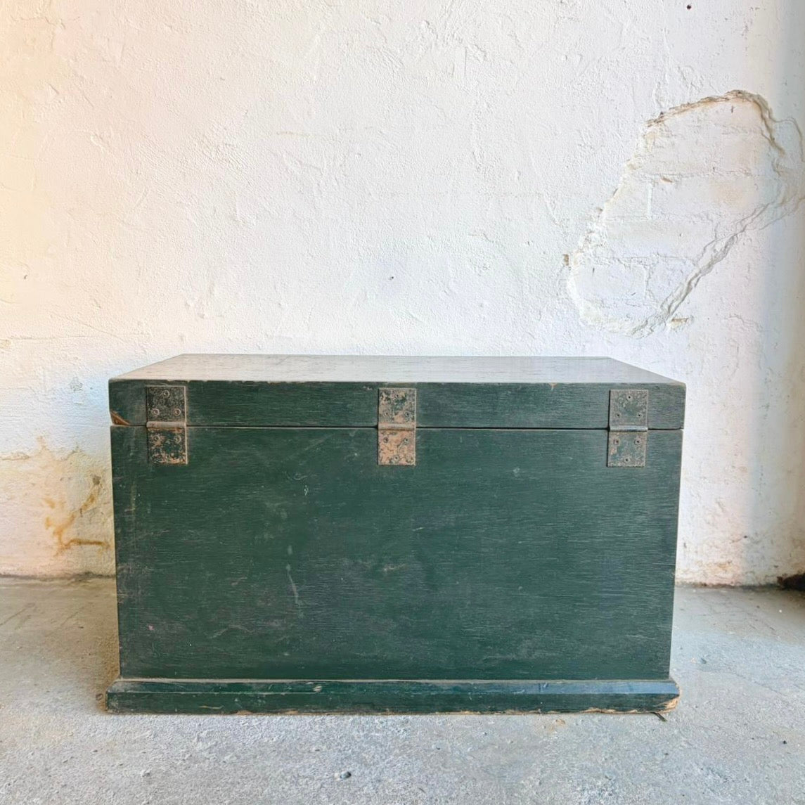 Vintage Pine Painted Toolbox - #1998