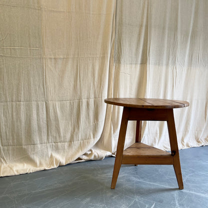 Antique Pine Cricket Table - #2337