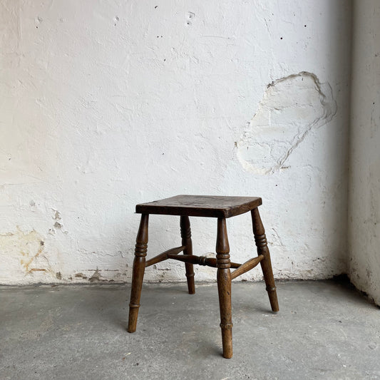 Antique Farmhouse Stool - #2049