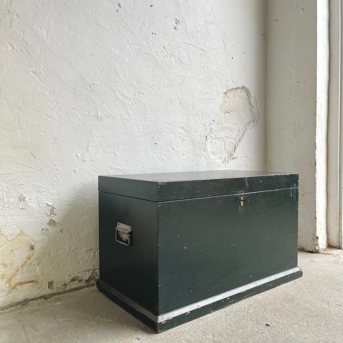 Vintage Pine Painted Toolbox - #1998