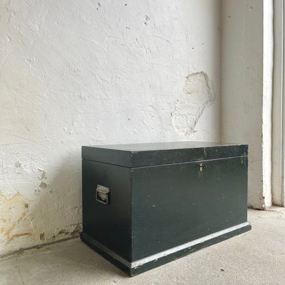 Vintage Pine Painted Toolbox - #1998