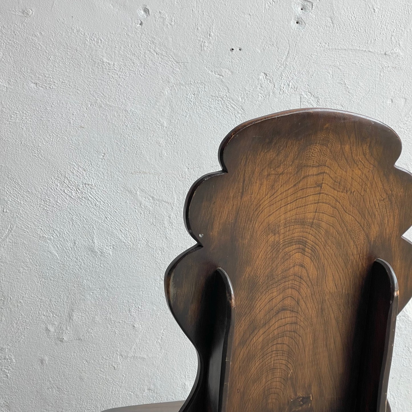 Set Of Six Vintage Elm Chairs - #2106