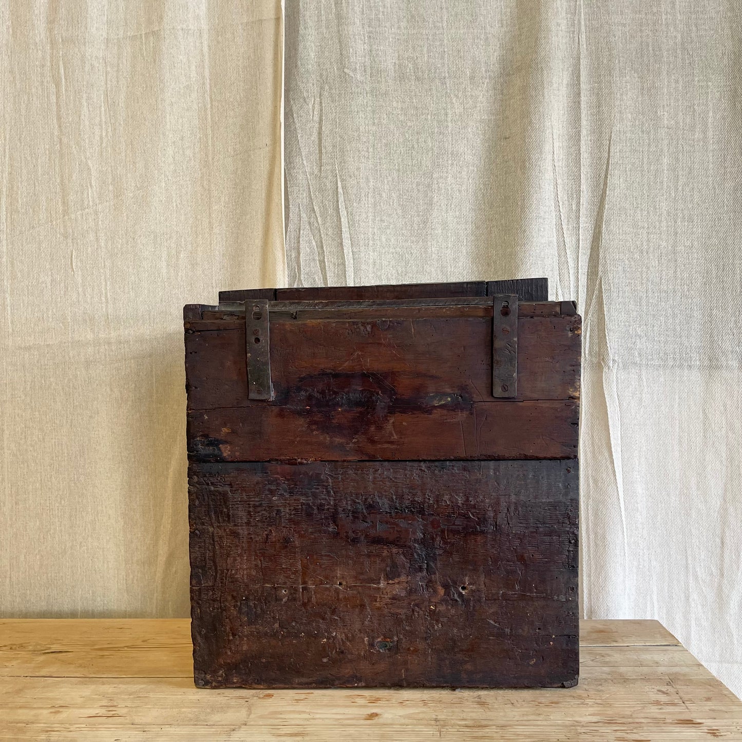 Antique Oak Wall Cupboard - #2201