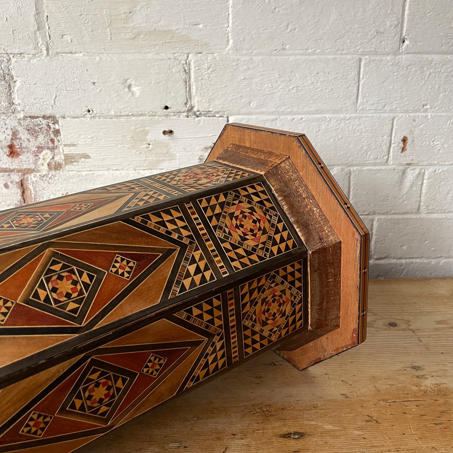 Moroccan Inlaid Marquetry Table - Small #1933