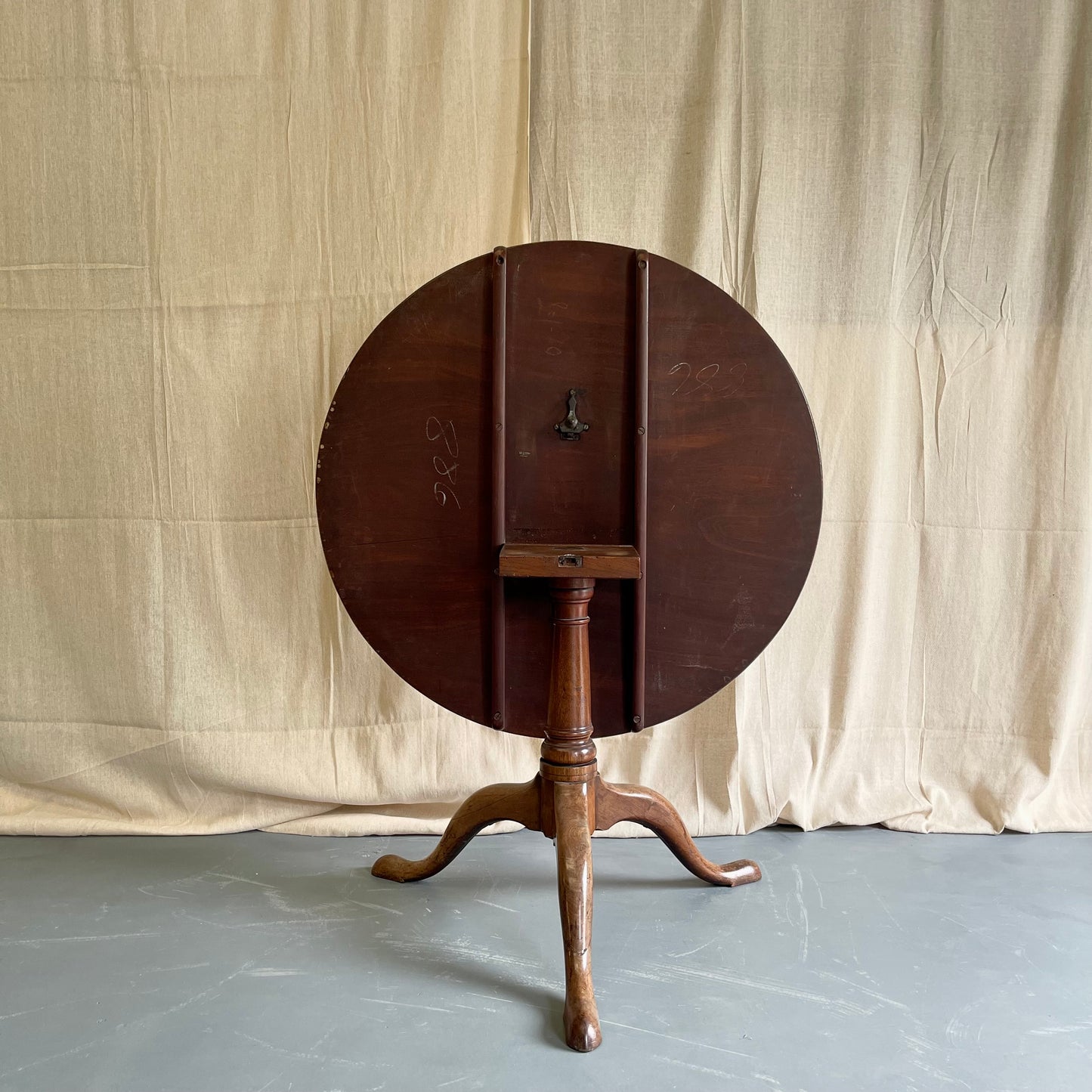 Antique Tilt Top Table - #2192