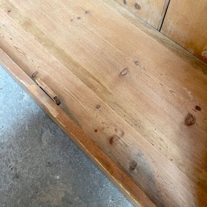 Antique Pine Wardrobe - #1834