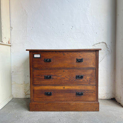 Antique Oak Chest of Drawers - #2000