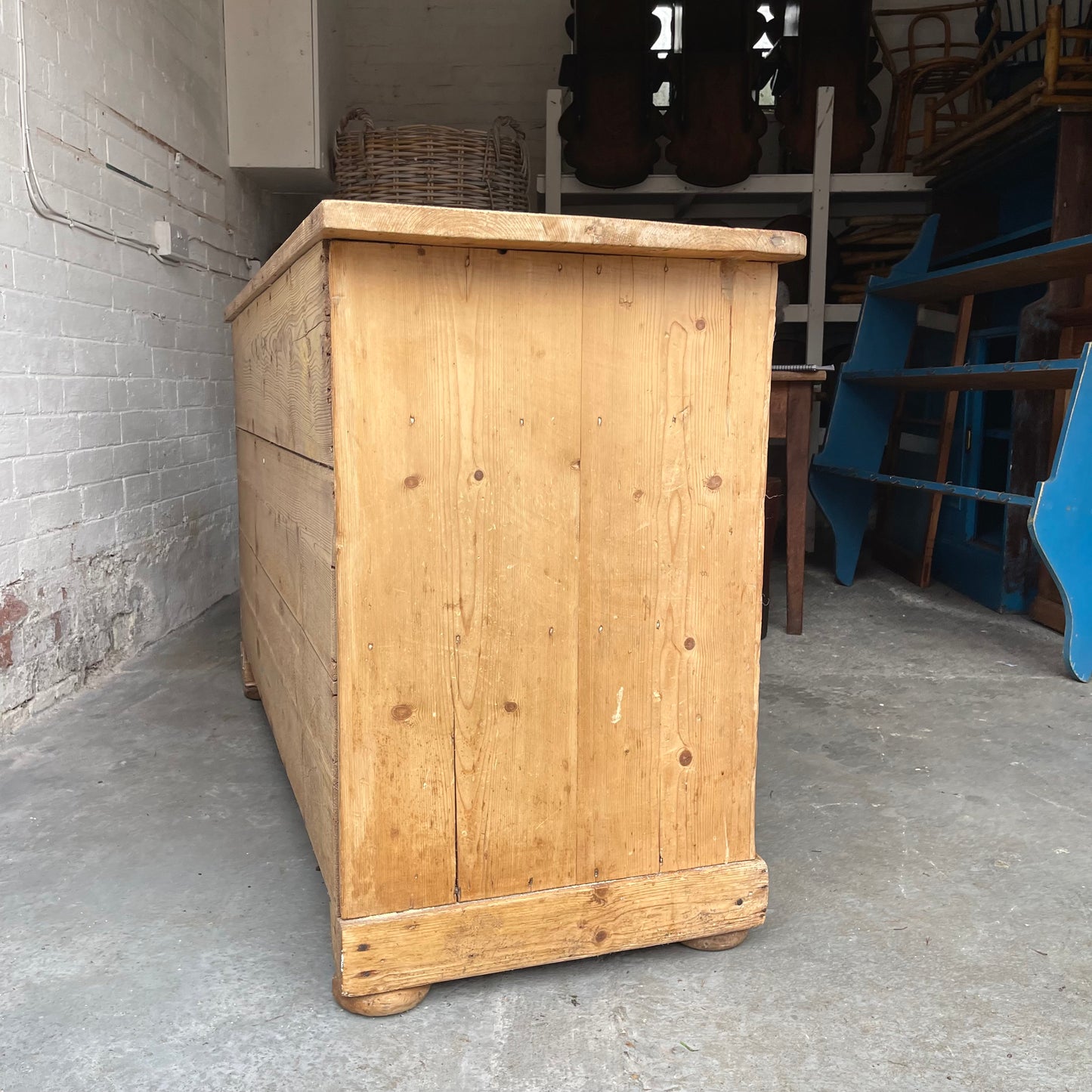 Antique Pine Dresser Base - #1935