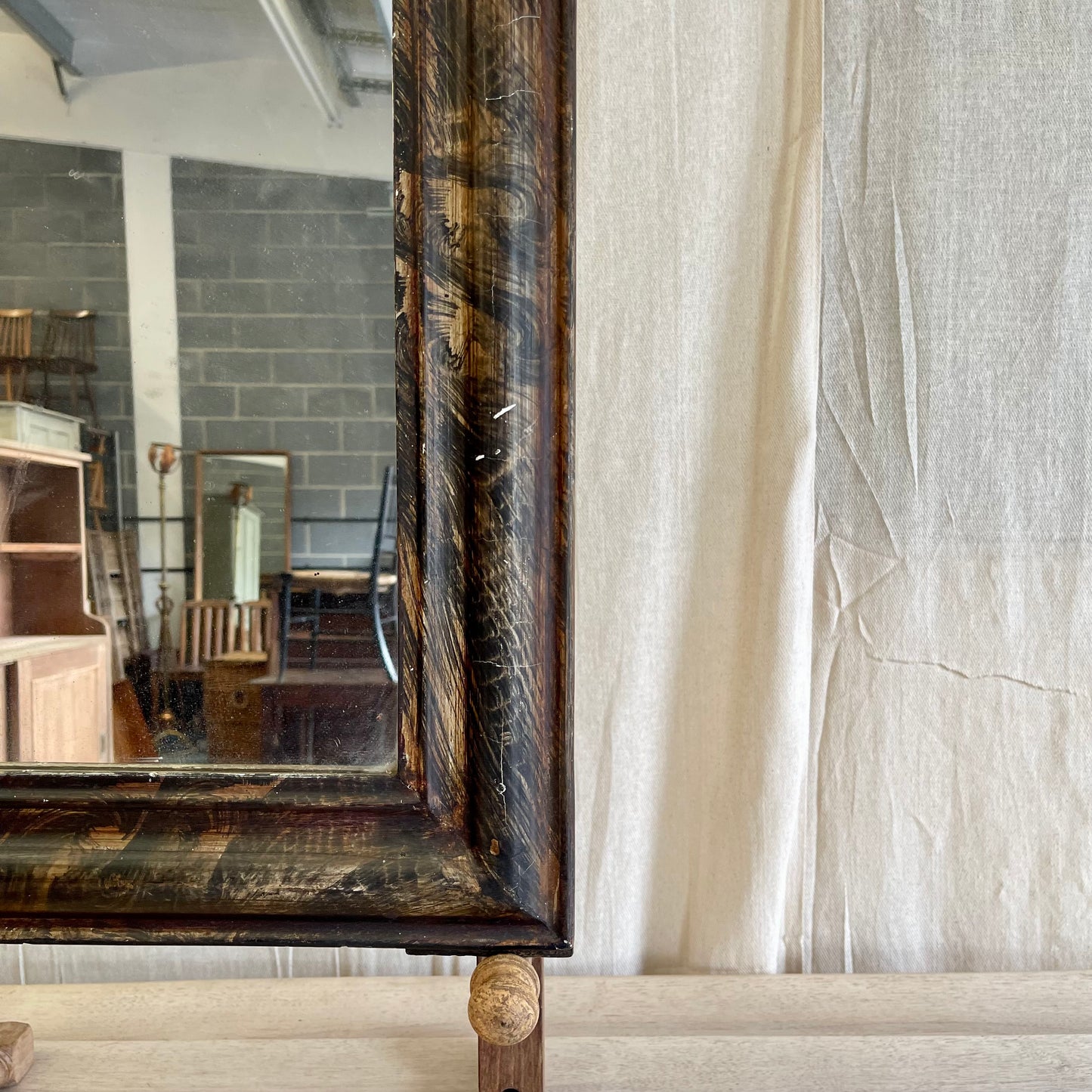 Antique French Mirror - #2209