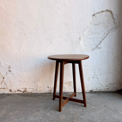 Vintage Oak Side Table - #2132