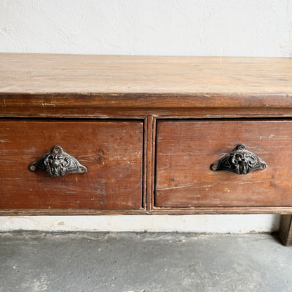 Antique Pine Prep Table -#1256