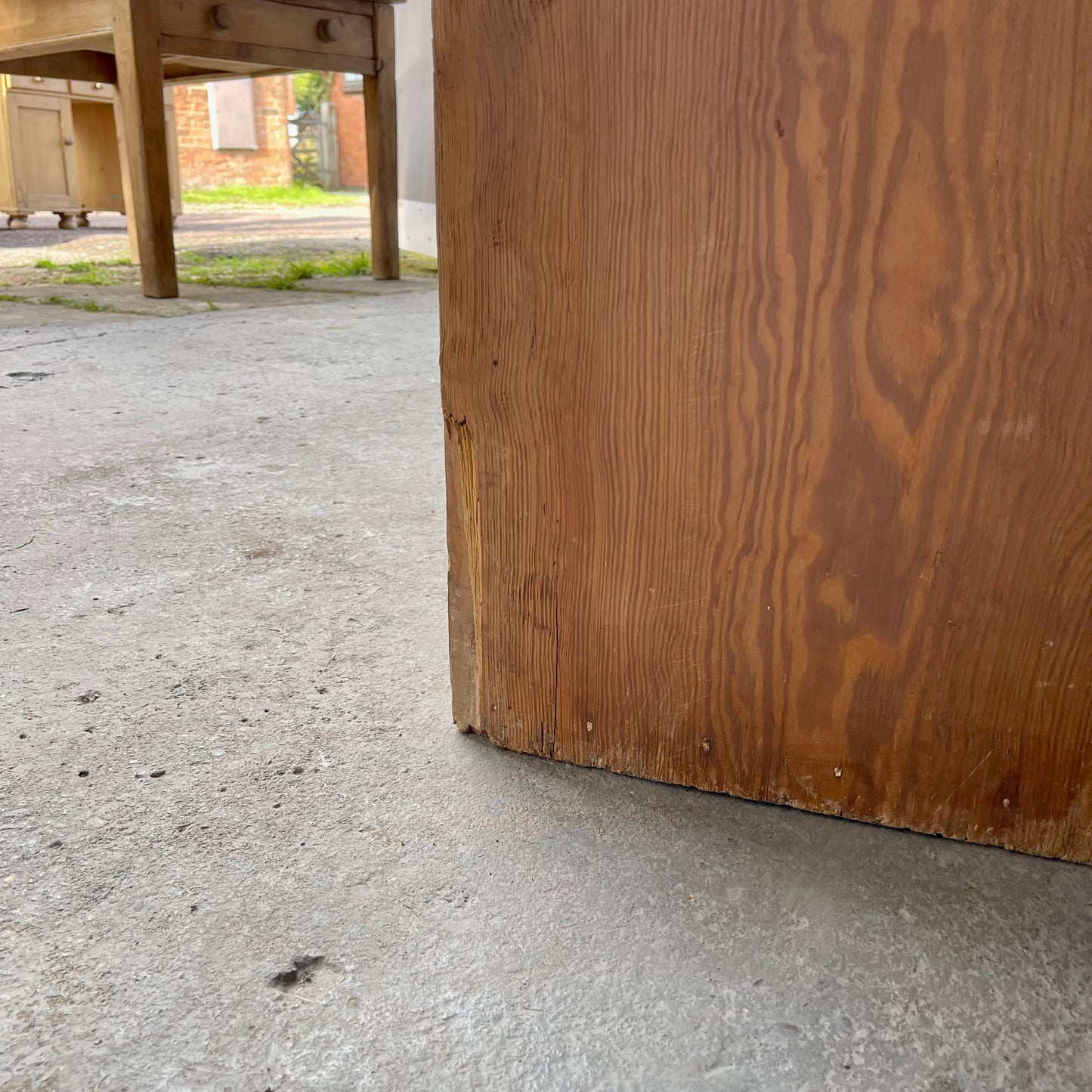 Antique Pine Wardrobe - #1834