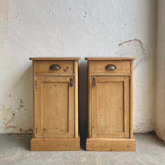 Antique Pine Pot Cupboards - #2080