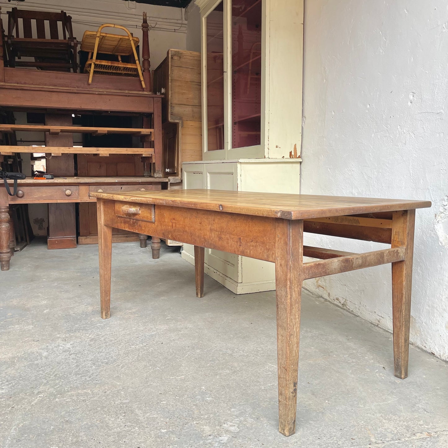 Antique French Table/Workbench - #1593