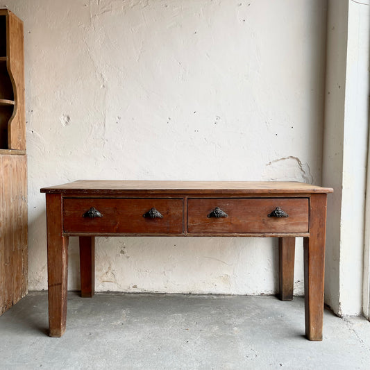 Antique Pine Prep Table -#1256