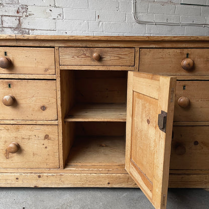 Antique Pine Dresser Base - #1935