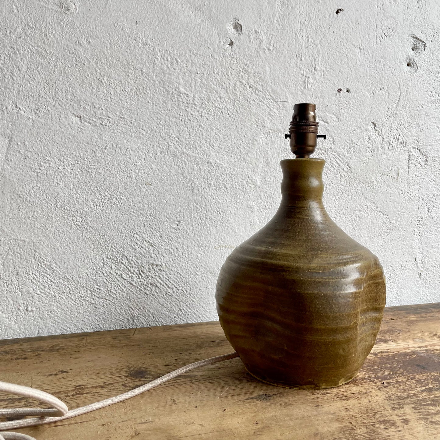 Studio Pottery Stoneware Lamp