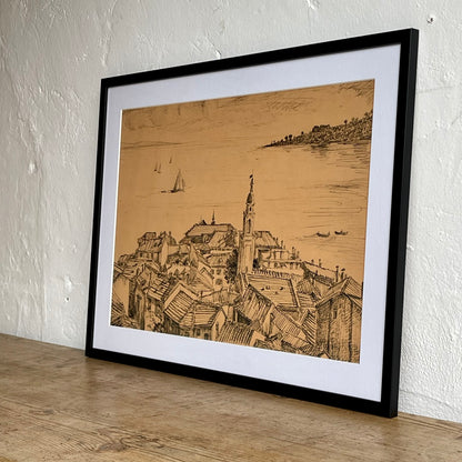 Original Framed Sketch