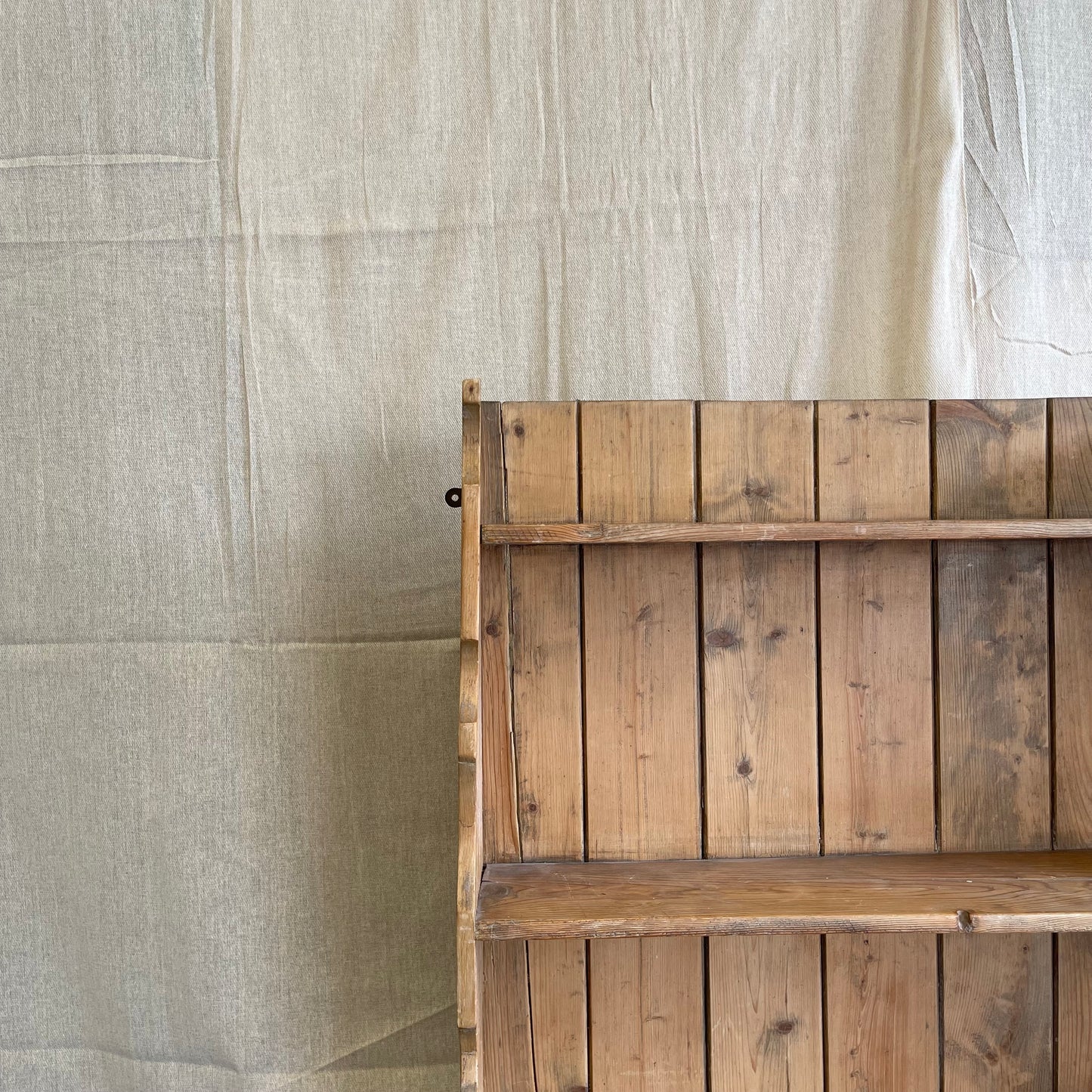 Antique Pine Wall Shelves - #2249