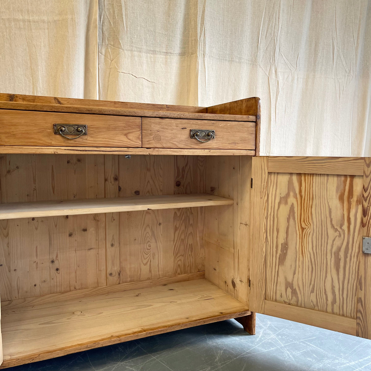 Antique Pine Cupboard - #2335