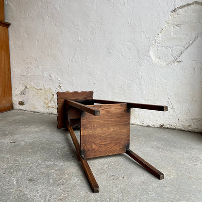 Antique Oak Plant Stand