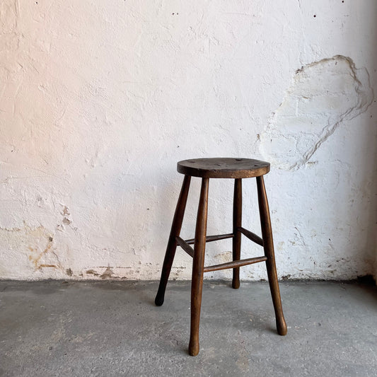 Antique Tall Stool - #2130