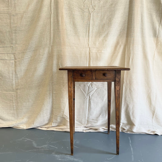 Antique Elm Estate Table - #2142