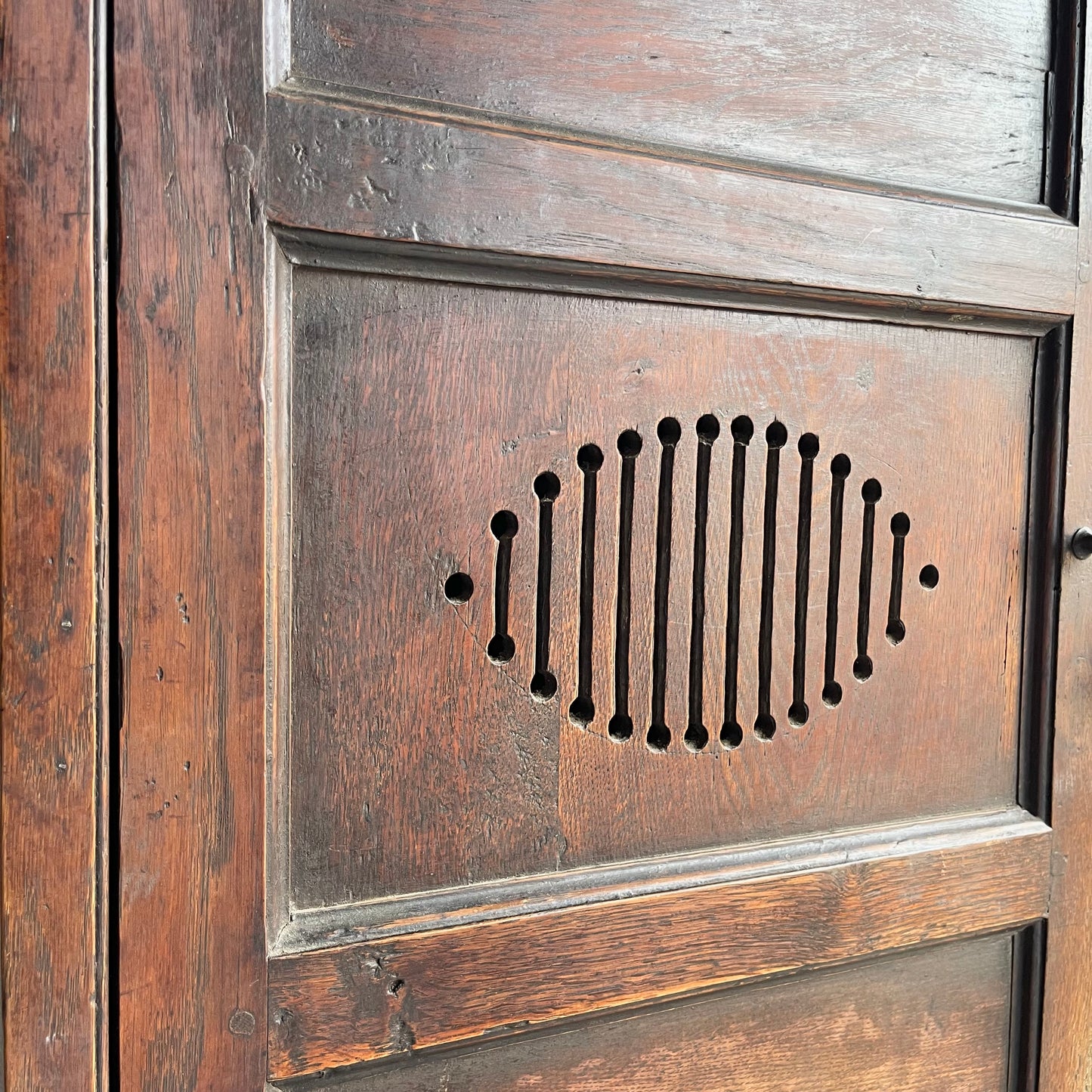 Antique Oak Bread Cupboard - #1829
