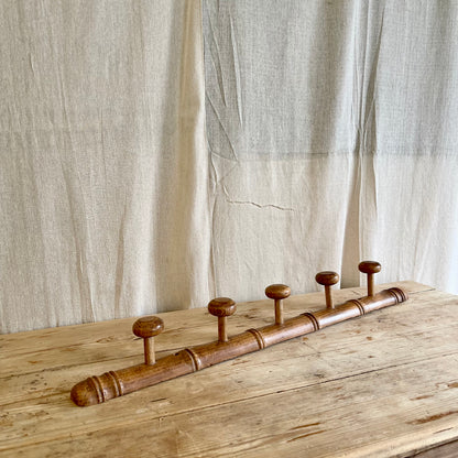 Vintage French Wooden Hooks - #2218