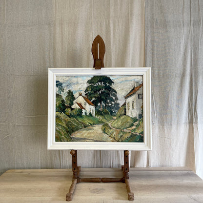 Framed Double Sided Oil Painting - #2067