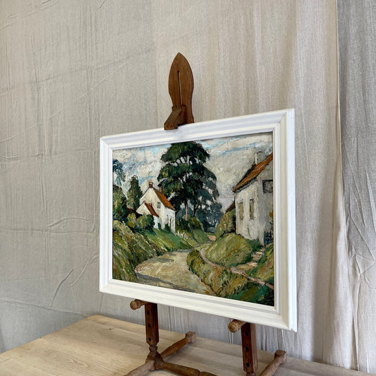 Framed Double Sided Oil Painting - #2067