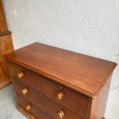 Antique Pine Chest Of Drawers
