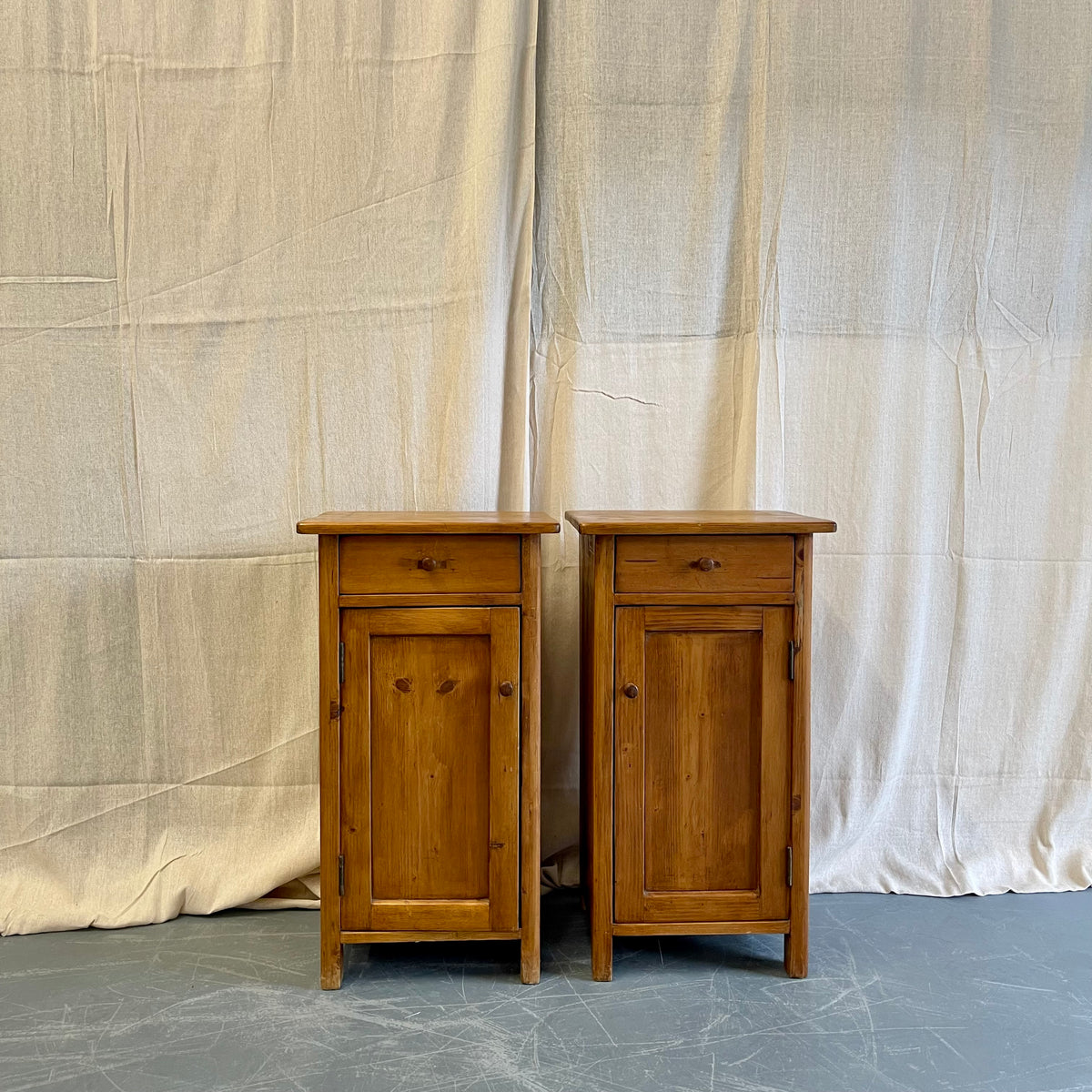 Antique Pine Pot Cupboards - #2333