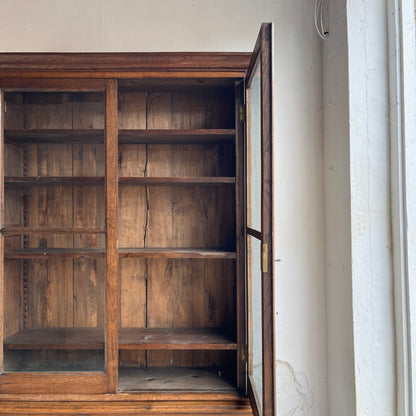 Antique Glazed Bookcase - #1983