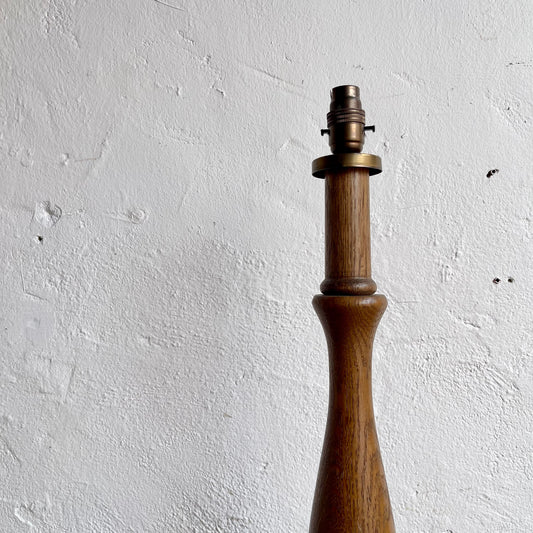 Tall Wooden Lamp Base