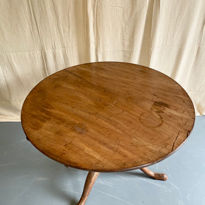 Antique Tilt Top Table - #2192