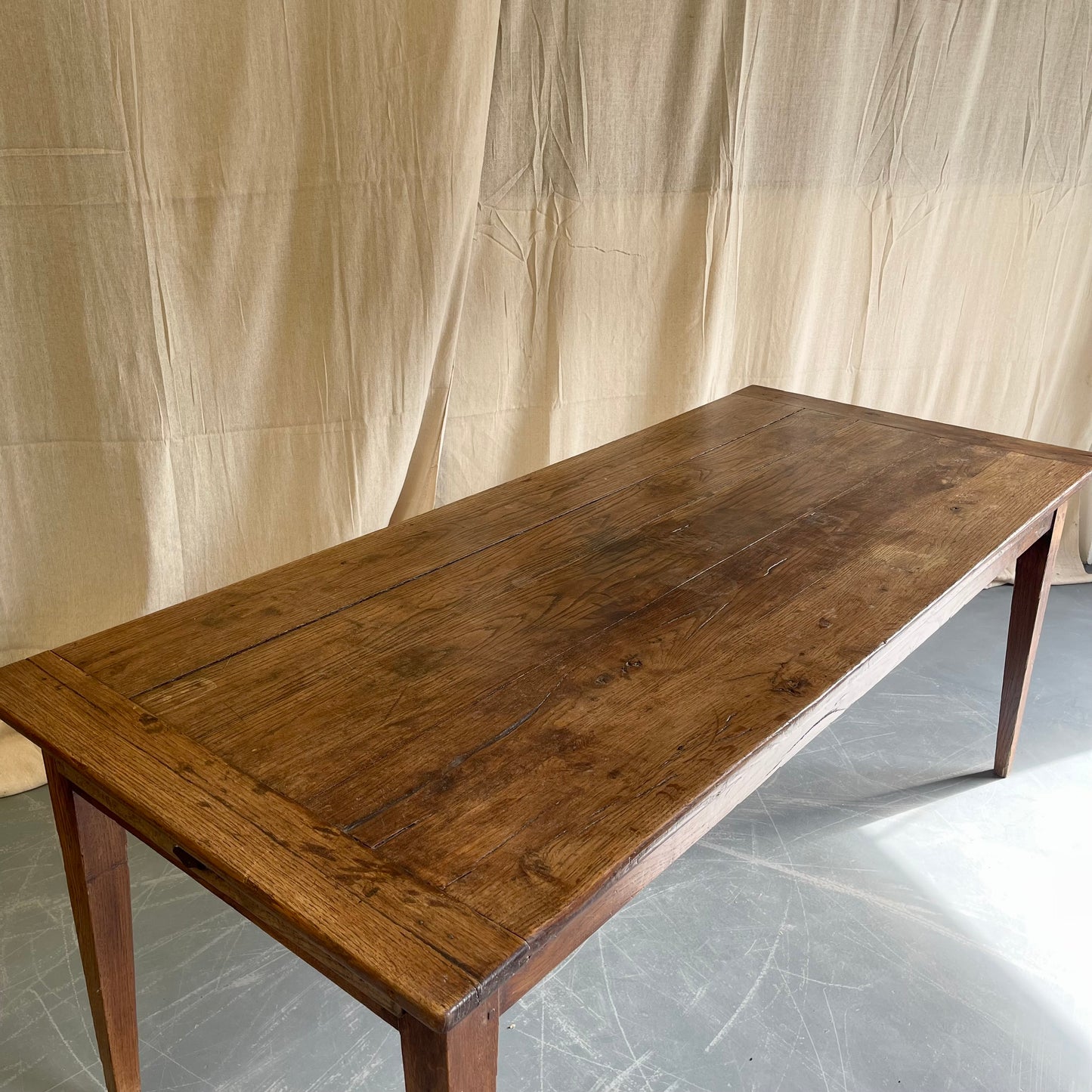 Antique French Chestnut Table - #2331