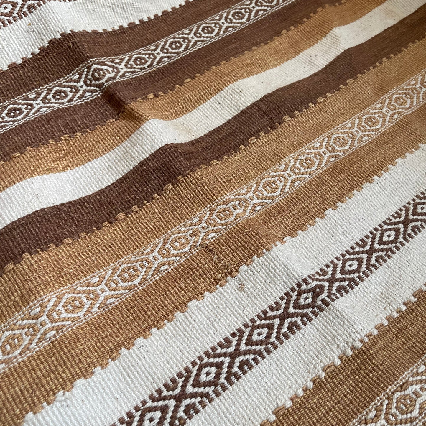 Vintage Cotton Rug - #1957