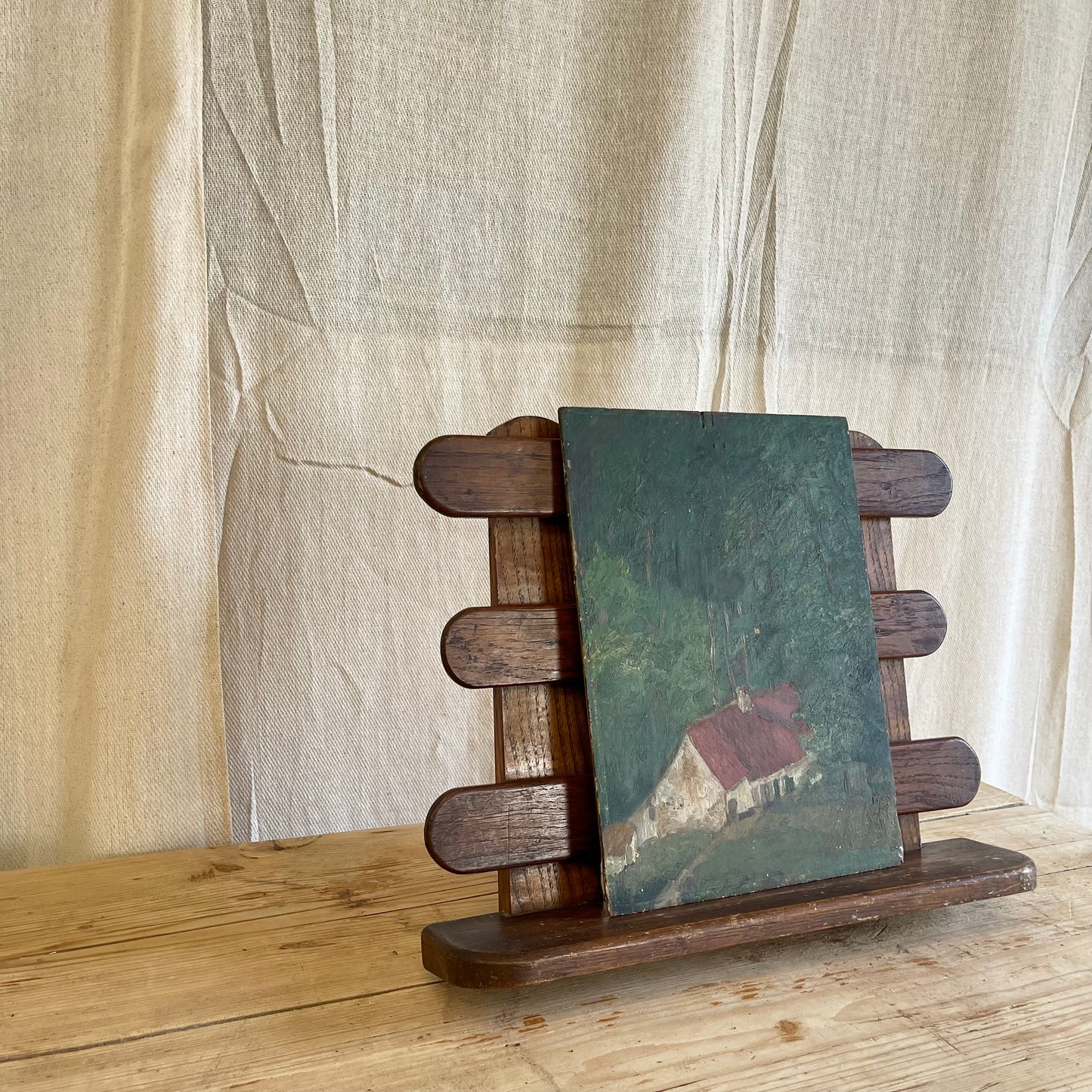 Antique French Oil - #2214