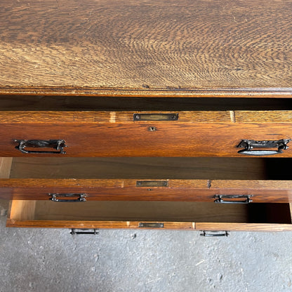 Antique Oak Chest of Drawers - #2000