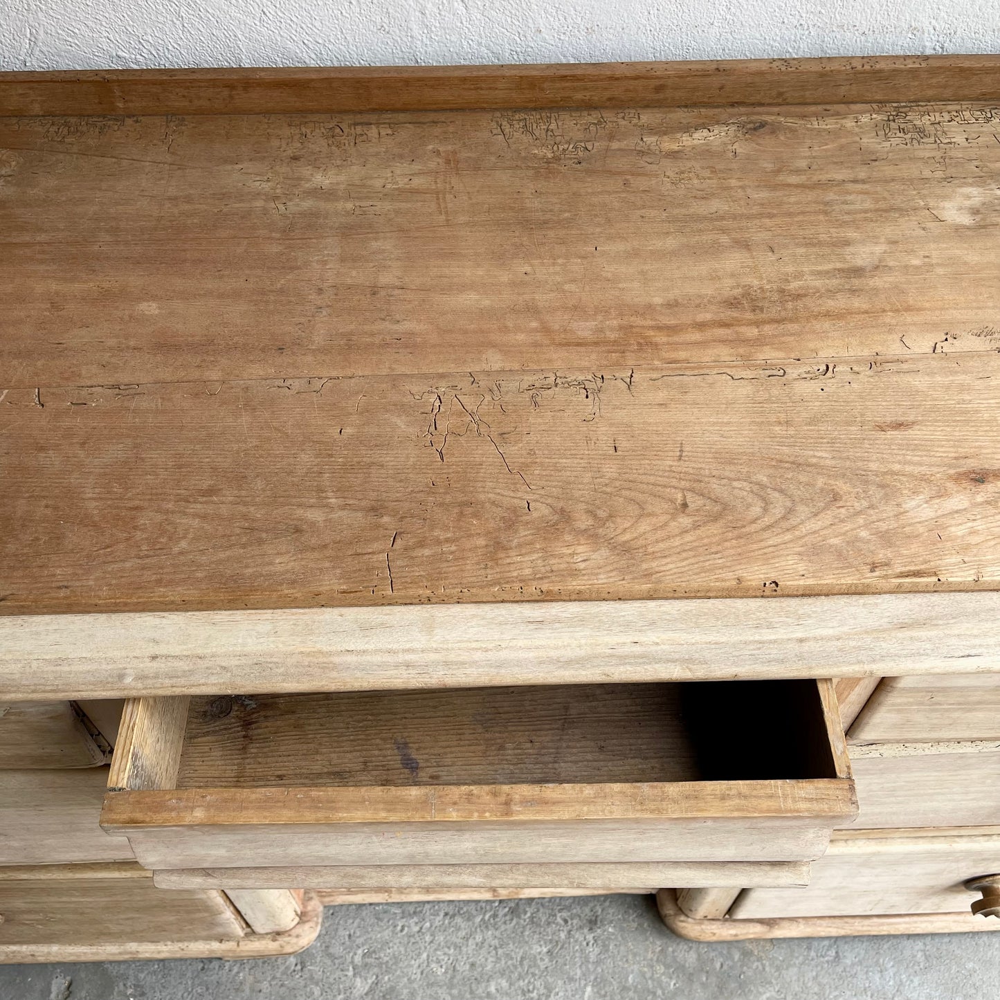 Antique Pine Dresser Base -#1445