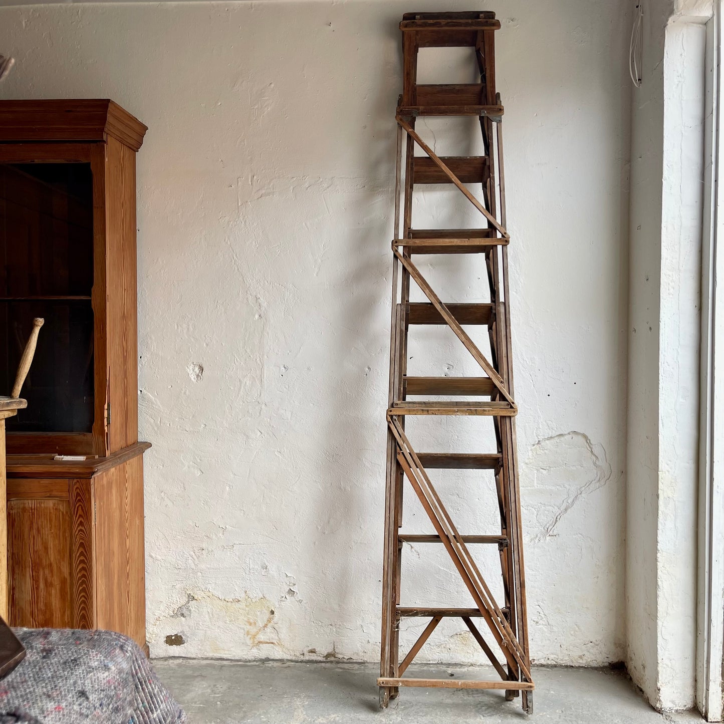 Vintage Wooden Step Ladder