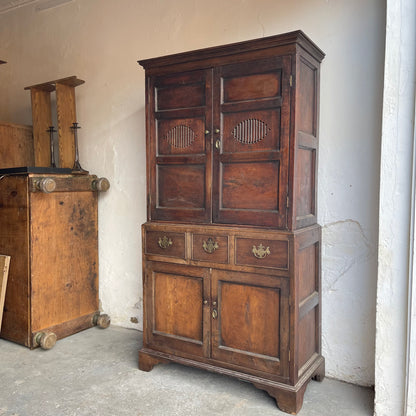 Antique Oak Bread Cupboard - #1829