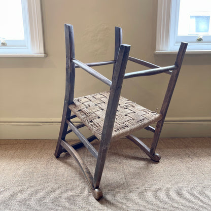 Antique Oak Armchair -#1569