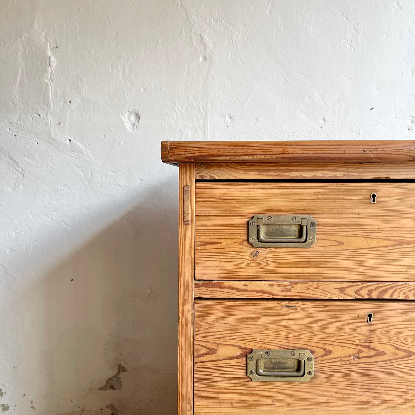 Pitch Pine Bank of Drawers -#1124