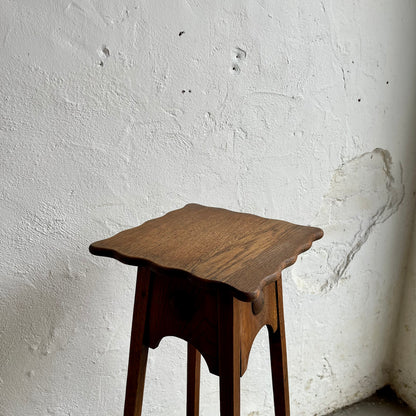 Antique Oak Plant Stand